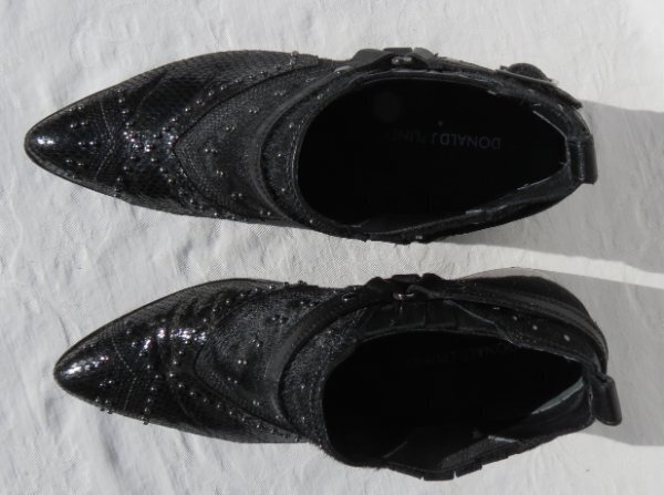 Donald J. Pliner studded Ankle Boots Donald J Pliner Milann Ankle Boots Studded Patent Black  main image 4
