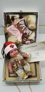 golden keepsake indian doll