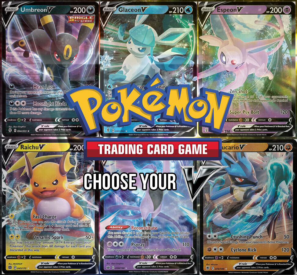 Pokemon TCG SWSH V | Choose Your Card | Ultra Rare Holo | Near Mint