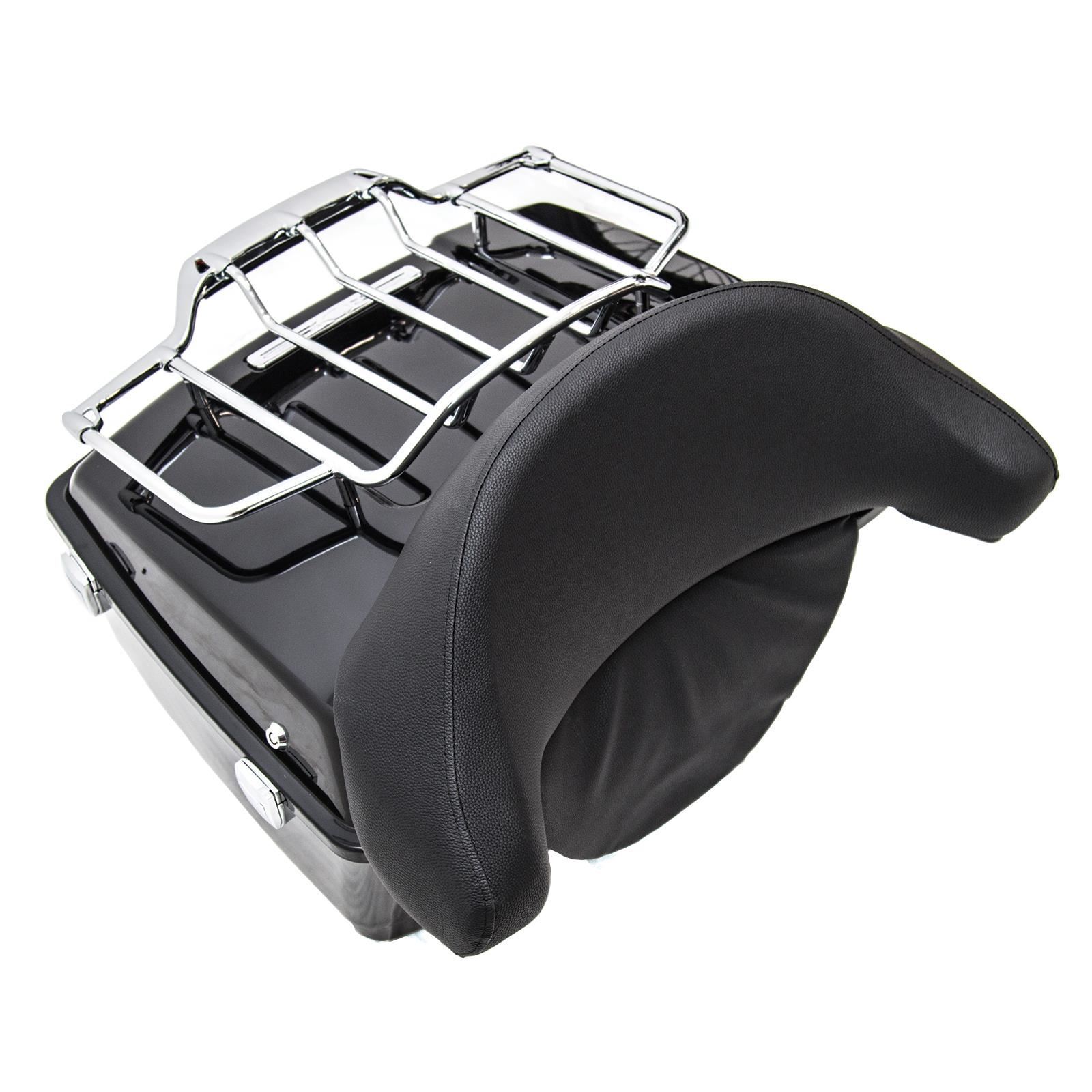 Luggage Rack And Top Box w/Backrest for Harley-Davidson FLHT 04-04