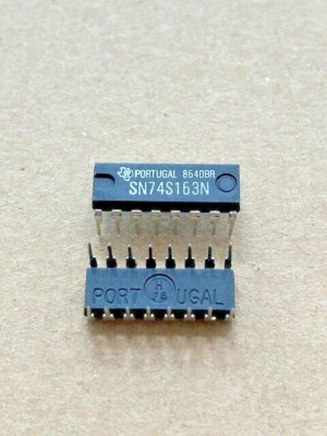 10 Stück Integrierte Schaltung - SN74S163N - TI (Texas Instruments) - DIP16
