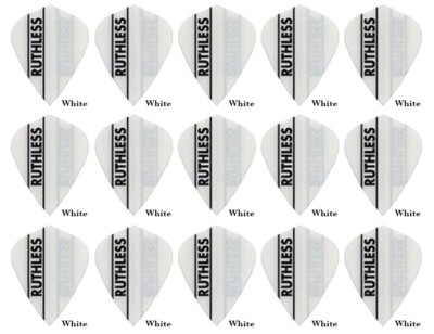 5 New Sets Ruthless Kite Dart Flights - Ships w/ Tracking - White
