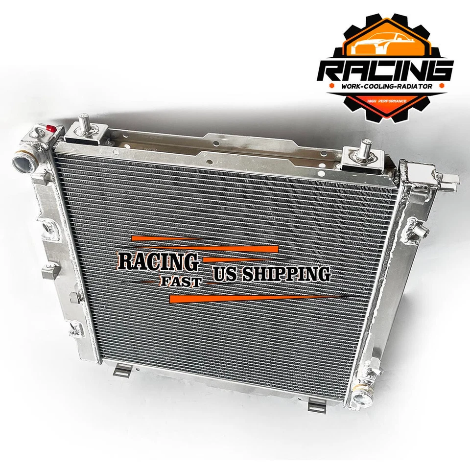 Aluminum Radiator for 02-2008 Mercedes-Benz W463 G500 G550 G55 AMG w/ Oil Cooler - Image 4 of 4