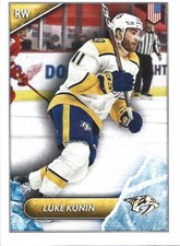 Luke Kunin #336 - 2021-22 Topps NHL Stickers - Base