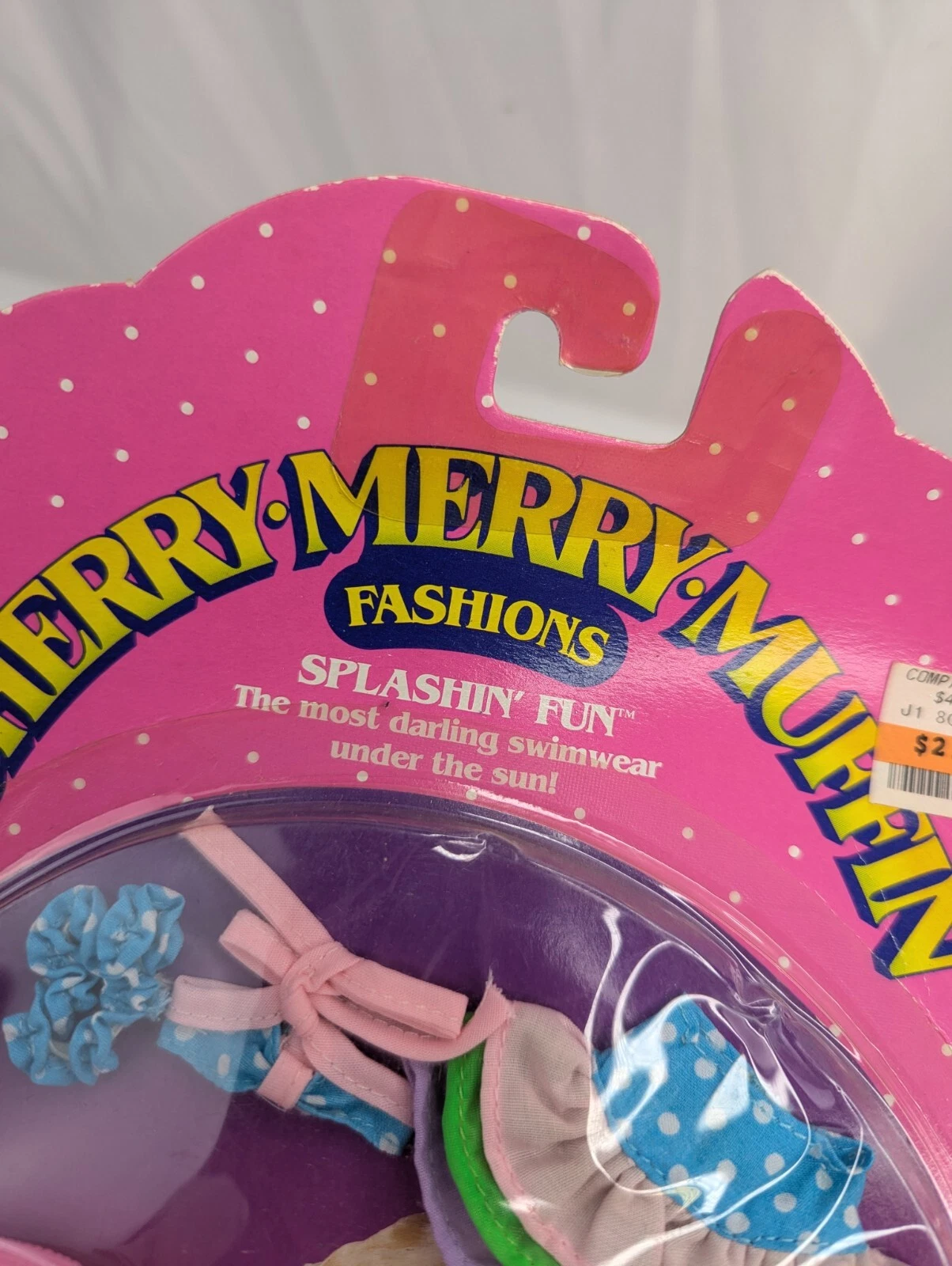 mattel cherry merry muffin splashin fun sealed 1990 