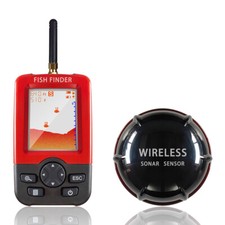 Fish Finders Chanceux Portable Professionnel Sondeur Sans Fil Sondeur De Poisson Detecteur De Sonde De Peche Avec Matrice De Points