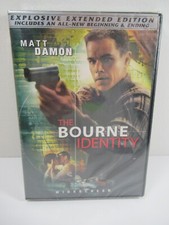 New Sealed The Bourne Identity Explosive Extended Edition DVD Matt Damon