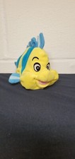 Disney Store Flounder Little Mermaid Mini Bean Bag Plush
