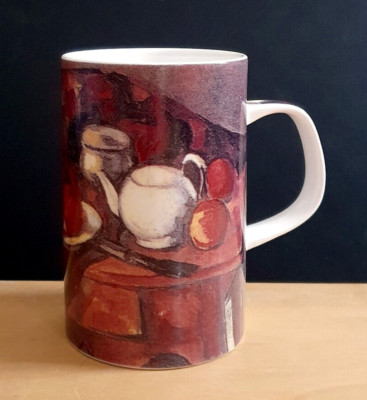 DUNOON STILLLEBEN MIT TEEKANNE CEZANNE ART MUG FINE BONE CHINA TASSE