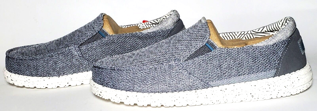Hey Dude Men's Thad Sox Sharkskin Slip On Shoes, Size US