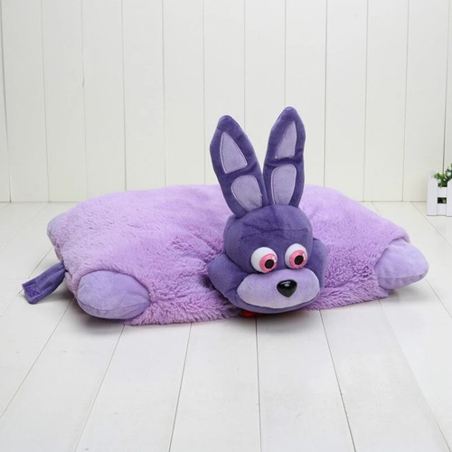 Cuscino peluche 43 cm Freddy viola coniglio rosso foxy giallo anatra Freddy Fazbear peluche - Foto 15 di 30