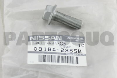 081B42355M Genuine Nissan BOLT-FLG,HEXGON 081B4-2355M | eBay 
