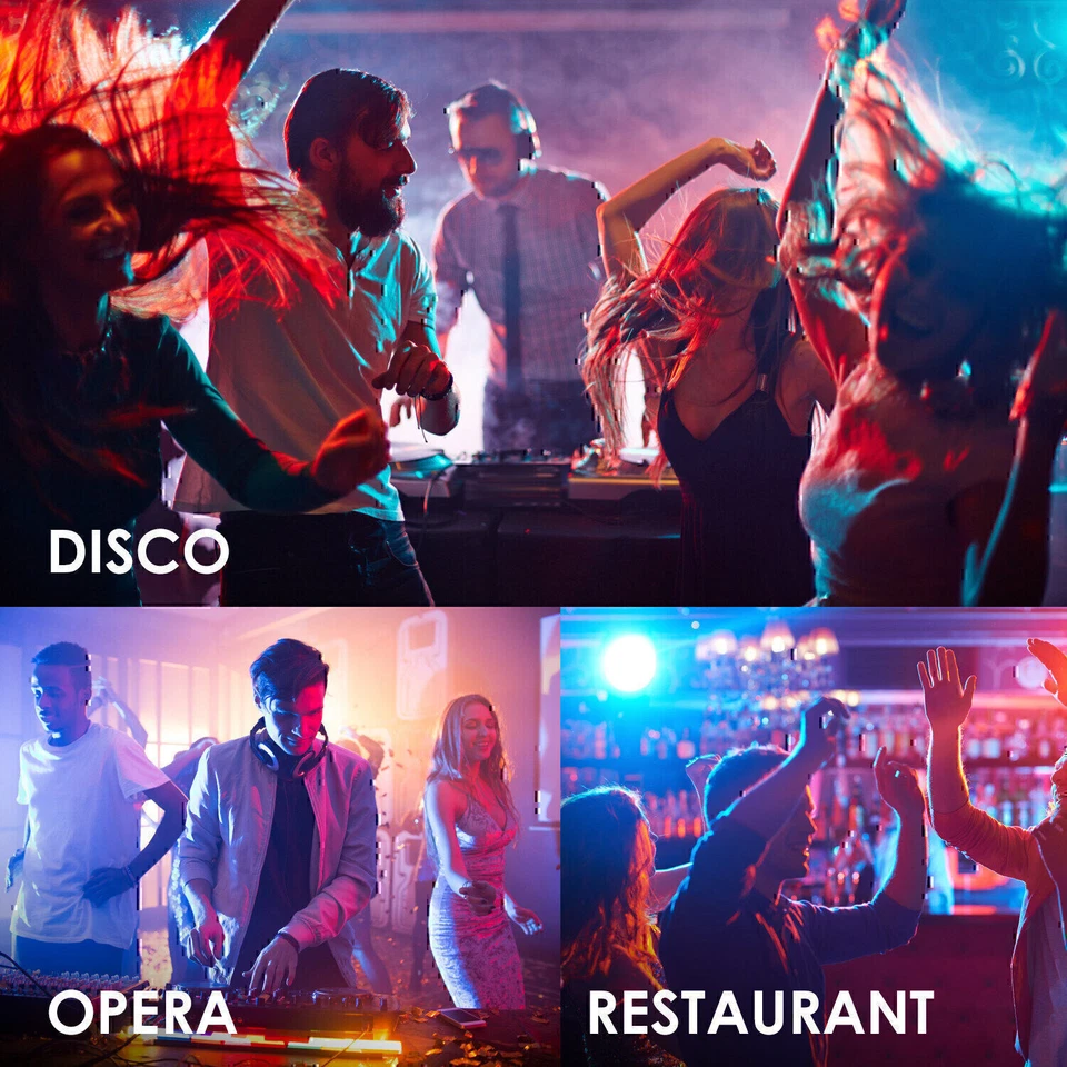 4X LED RGB Bühnenlicht DMX PAR Can Licht Club Disco Party DJ Show Fernbedienung - Bild 3 von 4