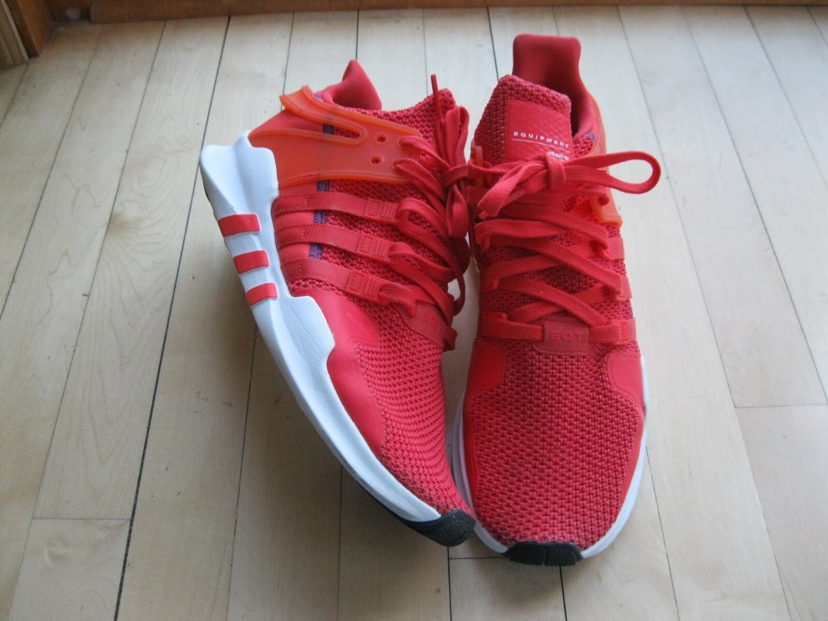 Size 10.5 Adidas EQT Support ADV Real Coral Mens Lace Up Sneaker Shoes CQ3004 Adidas EQT Equipment Shoes Mens Size 6 Red CQ3004 Knit  main image 3