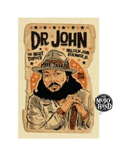 Dr John - Blues poster Mardi Gras/Louisiana art print