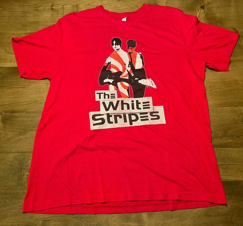 The White Stripes Rock Band Music Red T 