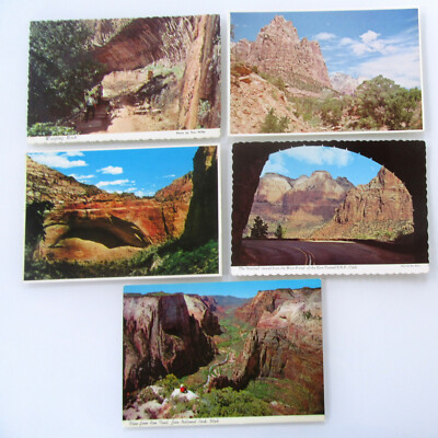 USA Postcards America Lot 5 x Utah Canyon Zion National Park Nationalpark ungel.
