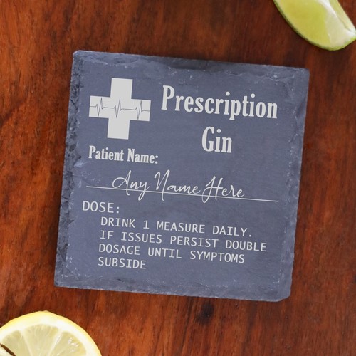 Personalised Funny Engraved Gin Glass Prescription GIN | Birthday Christmas Gift - Picture 3 of 11