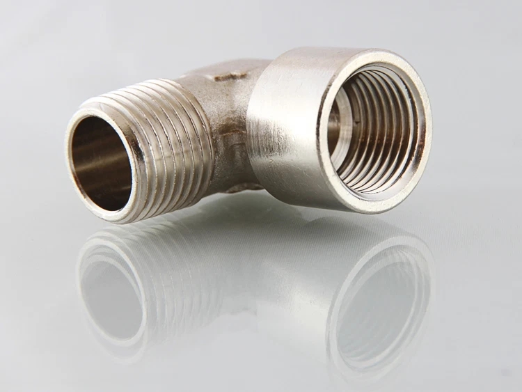 AIGNEP 3/4 Bsp Male to 3/4 Bsp Female Elbows , 3/4 Nickel Plated Elbow