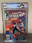 Amazing Spider-Man #252 CGC 6.5 White Pgs (Marvel 1984) Newsstand 1st Black Suit