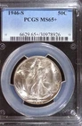 1946-S San Francisco Walking Liberty Half Dollar 50c PCGS MS65+