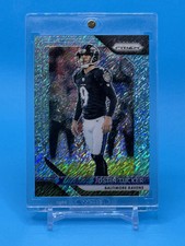 2018 Panini Prizm JUSTIN TUCKER Blue Shimmer Prizm #8/9 - Baltimore Ravens