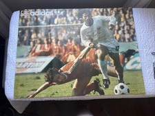 Poster Pubblicità Adidas Mondiali Calcio 1974 Vintage 
