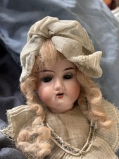 14” Beautiful All Original German Bisque Doll Open Close eyes  Jointed 5 Piece