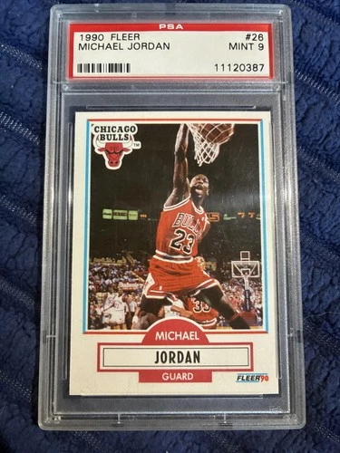 1990-91 Fleer Basketball #26 Michael Jordan PSA 9 CHICAGO BULLS