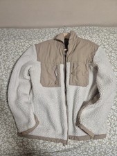 H&M Beige Fleece Jacket Medium