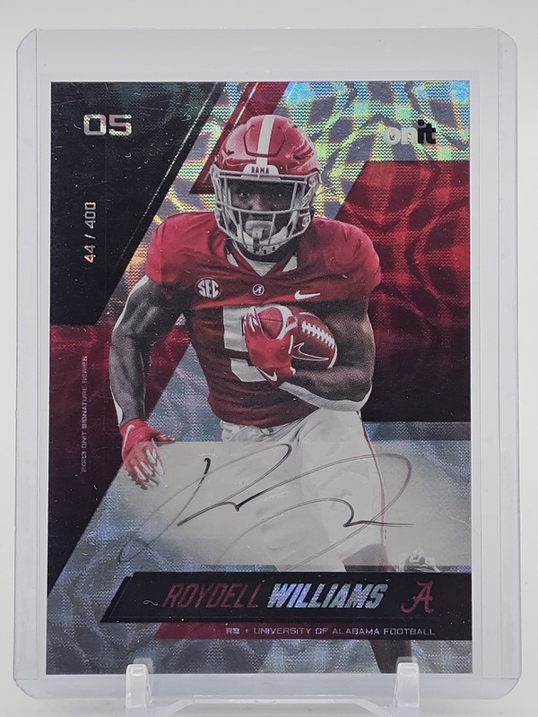 ROYDELL WILLIAMS 2023 ONIT SIGNATURE SERIES ROOKIE AUTO /400 #05 Q5033