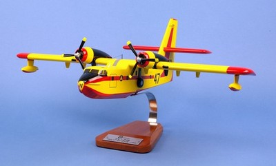France Canadair CL-215 Fire Water Bomber #47 F-ZBBW Desk Model 1/55 PS Airplane