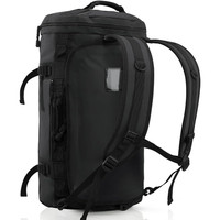 Sporttasche Herren Reisetasche 45L Wasserdicht Mit Schuhfach Weekender Schwarz