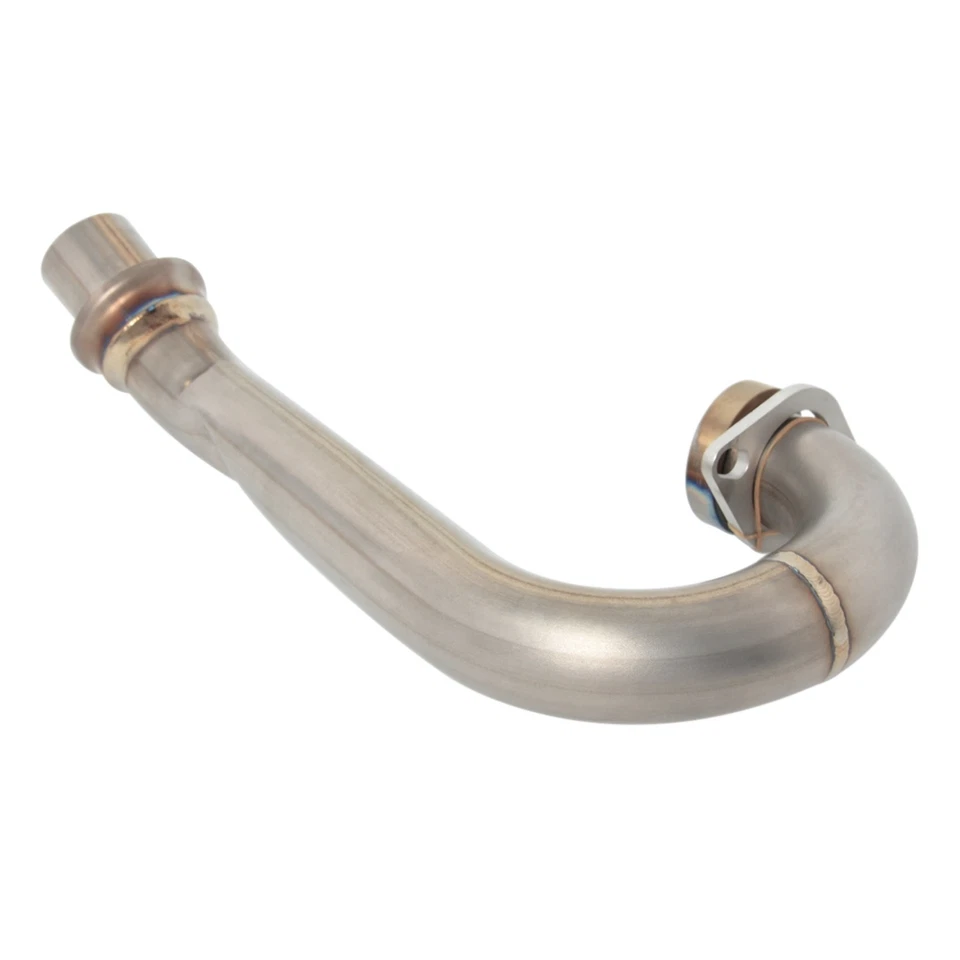 Tubo delantero de cabezal de escape de titanio apto para KTM Duke 390 250 RC390 2017-2019 Foto 2 de 4