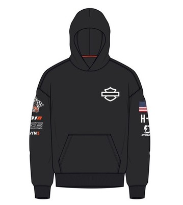 HARLEY-DAVIDSON Kapuzenhoodie Factory Racing für Herren black