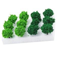 Mini Bush Cluster Model Vegetation for Scenery and Sand Table