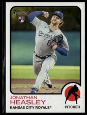 2022 Topps Heritage #713 Jonathan Heasley RC SP