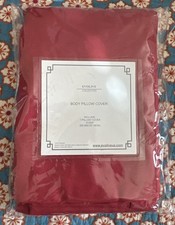 Body Cover Pillow- Ultra Soft 100 Polyester 21 x54 - Hidden Zipper Closure Plum