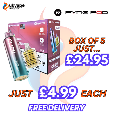limitations of big puff vapes PYNE Pod Click Refills | Replacement Prefilled Pods | Box Of 5