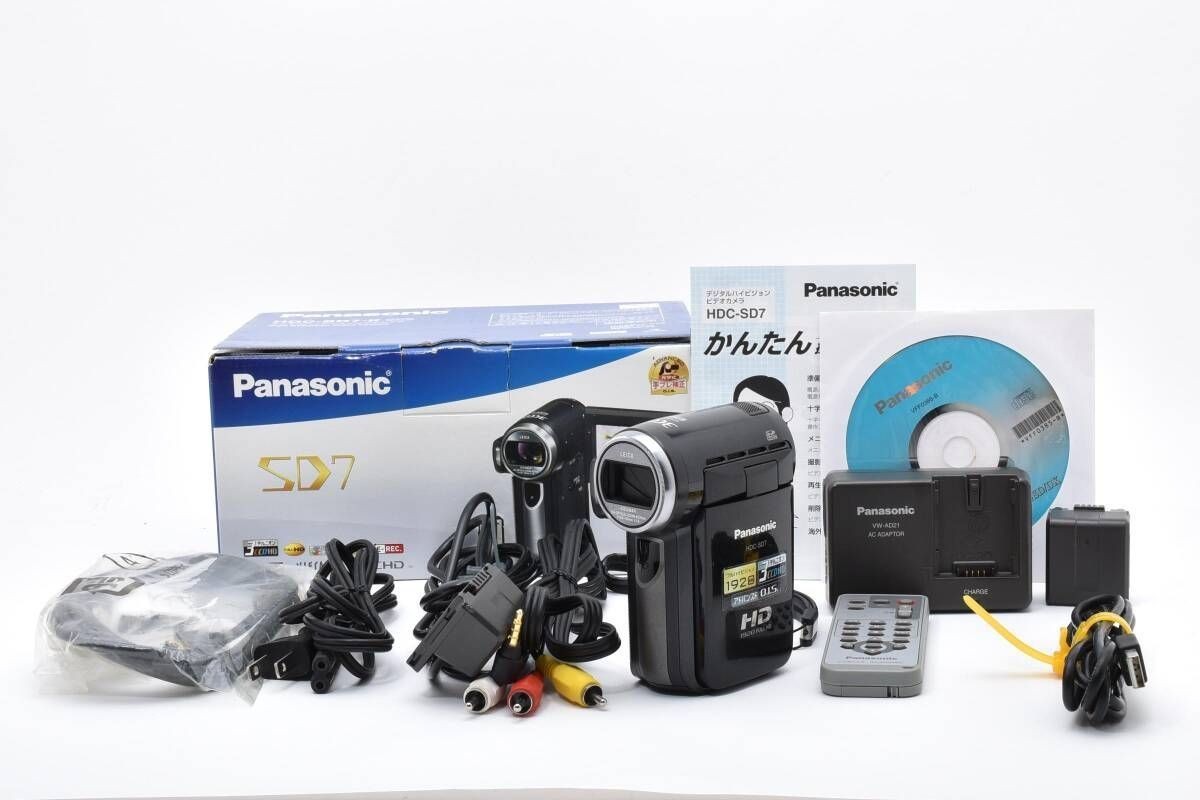 Panasonic　ビデオカメラ　HDC-SD7 パナソニック HDC-SD7 デジタルハイビジョン ビデオカメラ