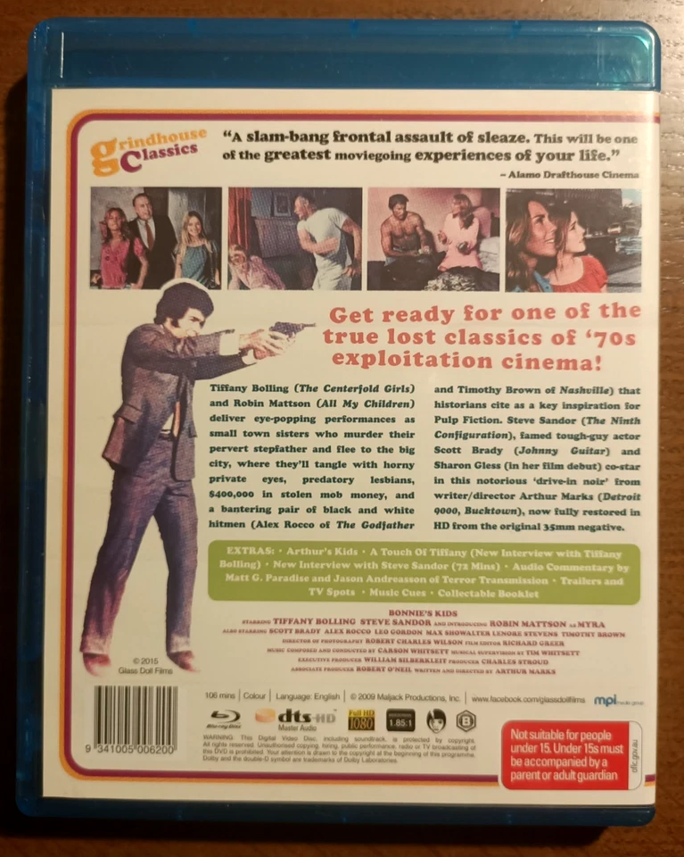 Bonnie's Kids (1973) - Region B Blu-ray / Tiffany Bolling / Glass Doll Films - image 2 of 3