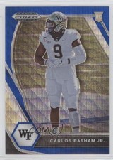 2021 Panini Prizm Draft Picks Blue Wave 23/249 Carlos Basham Jr Boogie #139 0x1