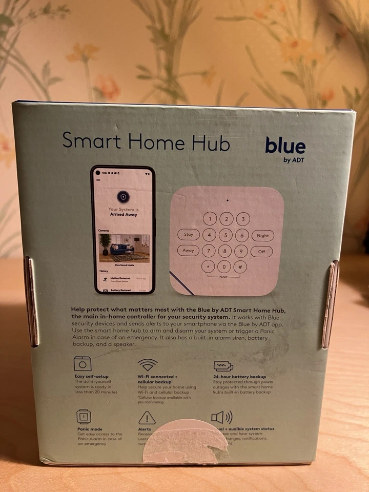 BLUE BY ADT  Smart Home HUB  S40LR1-01 AND INSIDE DOOR CAMARA MODEL#SCH2R0-29 - Image 4 of 4
