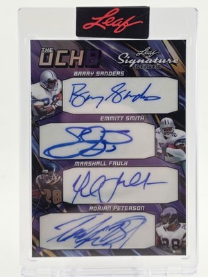 2026 Leaf Signature Series The Ocho 8 Auto 1/1 Barry Sanders Emmitt Smith HOF