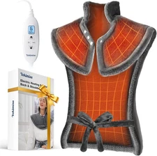 Heating Pad for Neck and Shoulders and Back | 2.5lb Weighted Heat Pad | Large El