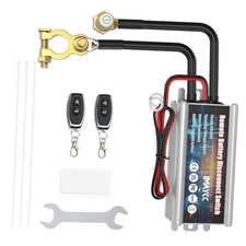  Battery Kill Switch for Car 12V 120A, Remote Battery Battery Switch-Silver