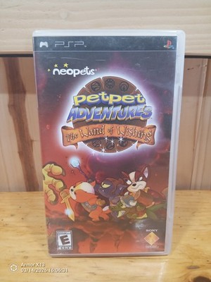 Neopets Petpet Adventures: The Wand Of Wishing PSP Complete In Box