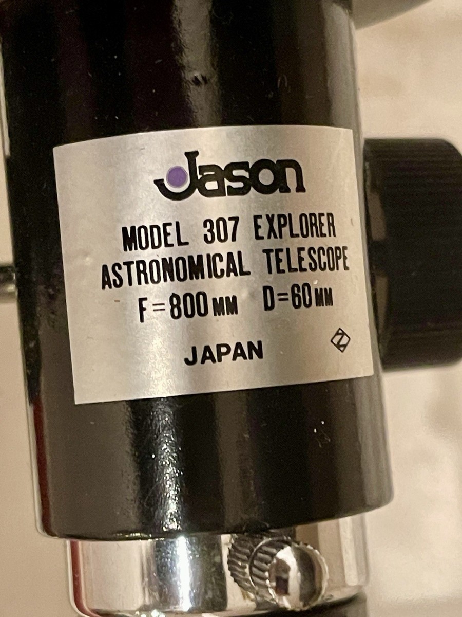 Jason 400 Explorer Telescope model 307 with Tripod - Excellent