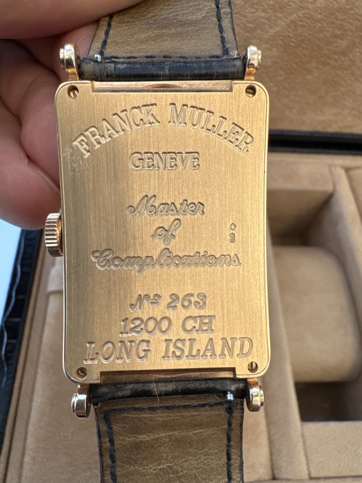 Franck Muller Long Island Crazy Hours 1200CH Yellow Gold 평창군
