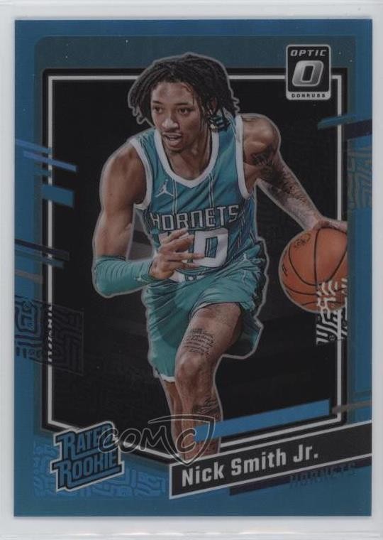2023-24 Panini Donruss Optic Rated Aqua Prizm /249 Nick Smith Jr #224 Rookie RC
